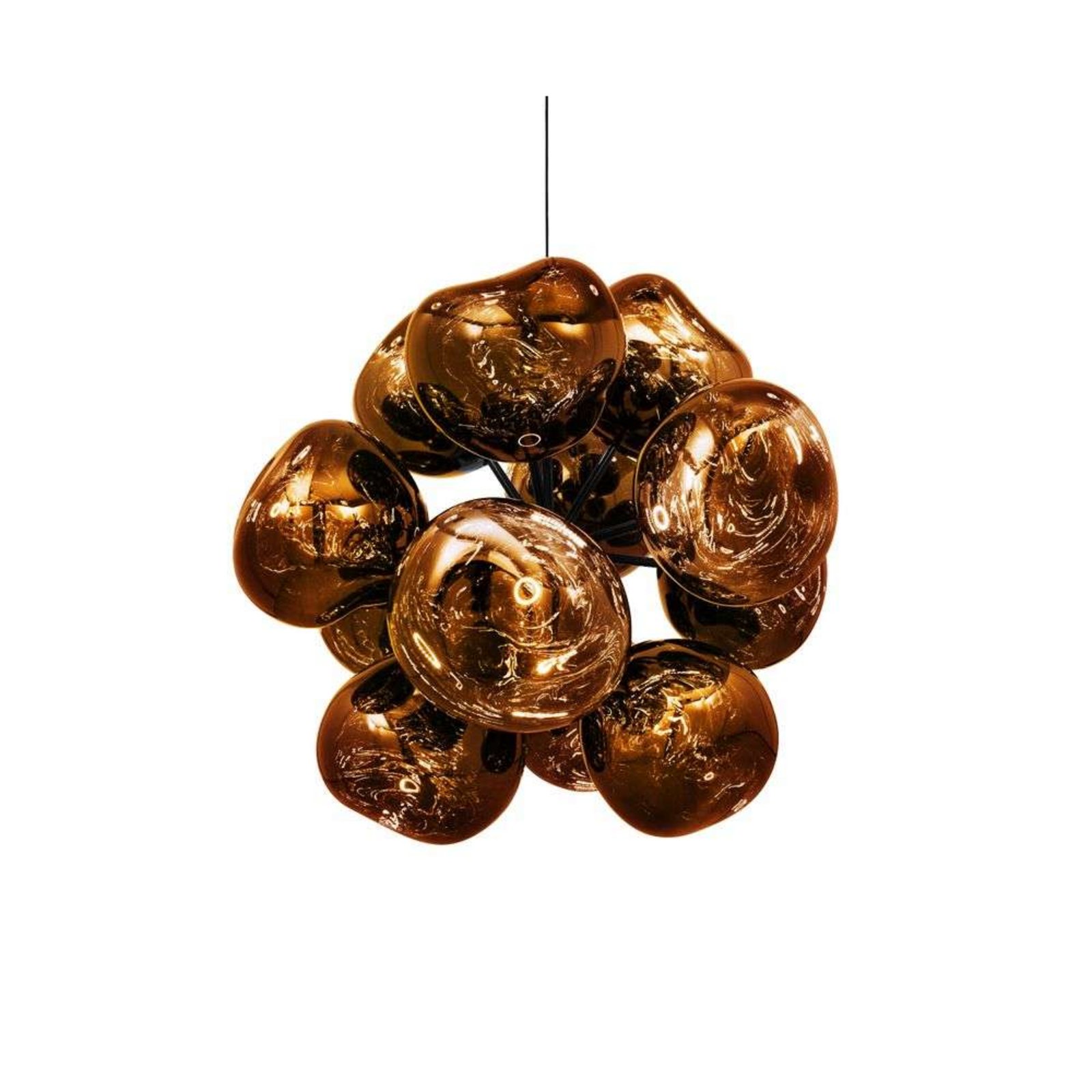 Melt Burst Chandelier Gold - Tom Dixon