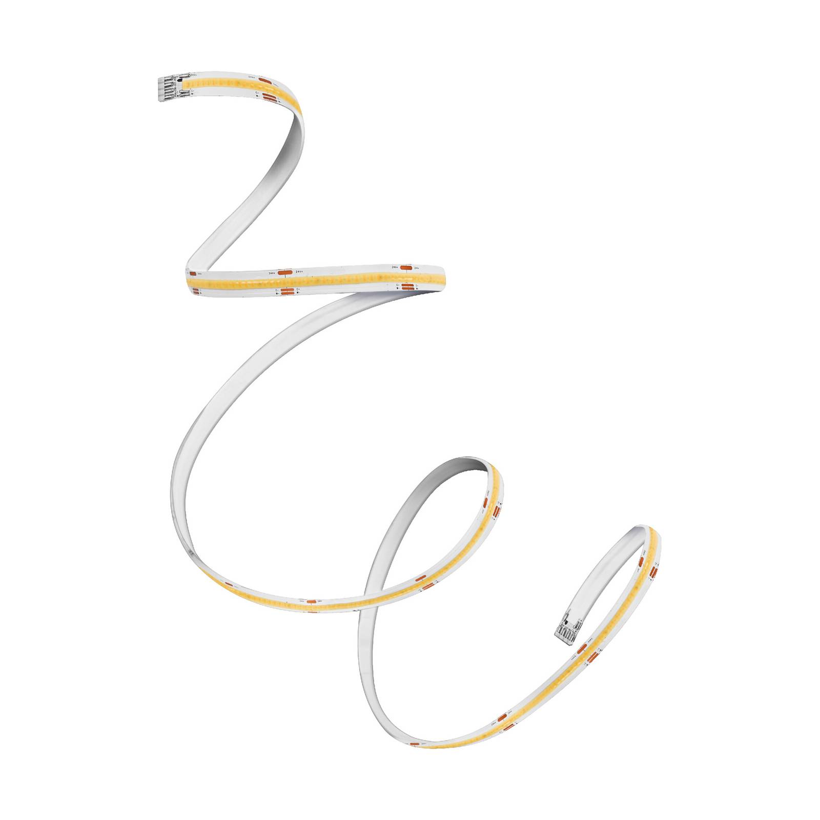 Flex cob 5M LED-Streifen gelb 22W 1750lm warmweißes Licht COB-Technologie homogene Lichtverteilung lange Lebensdauer einfache Montage für