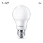 Philips LED E27 4,9W 470lm 2 700K mat 3 szt.
