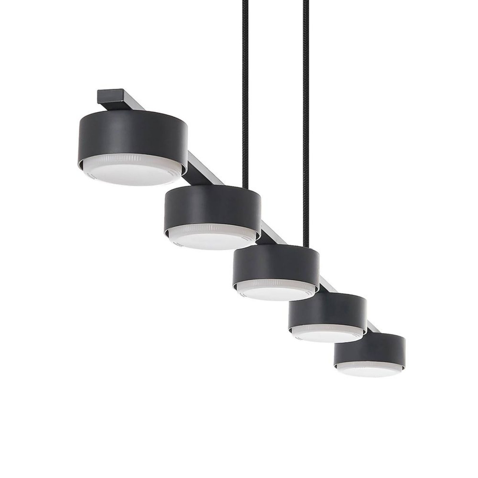 Kaylou 5 Lustră Pendul Black -Lindby