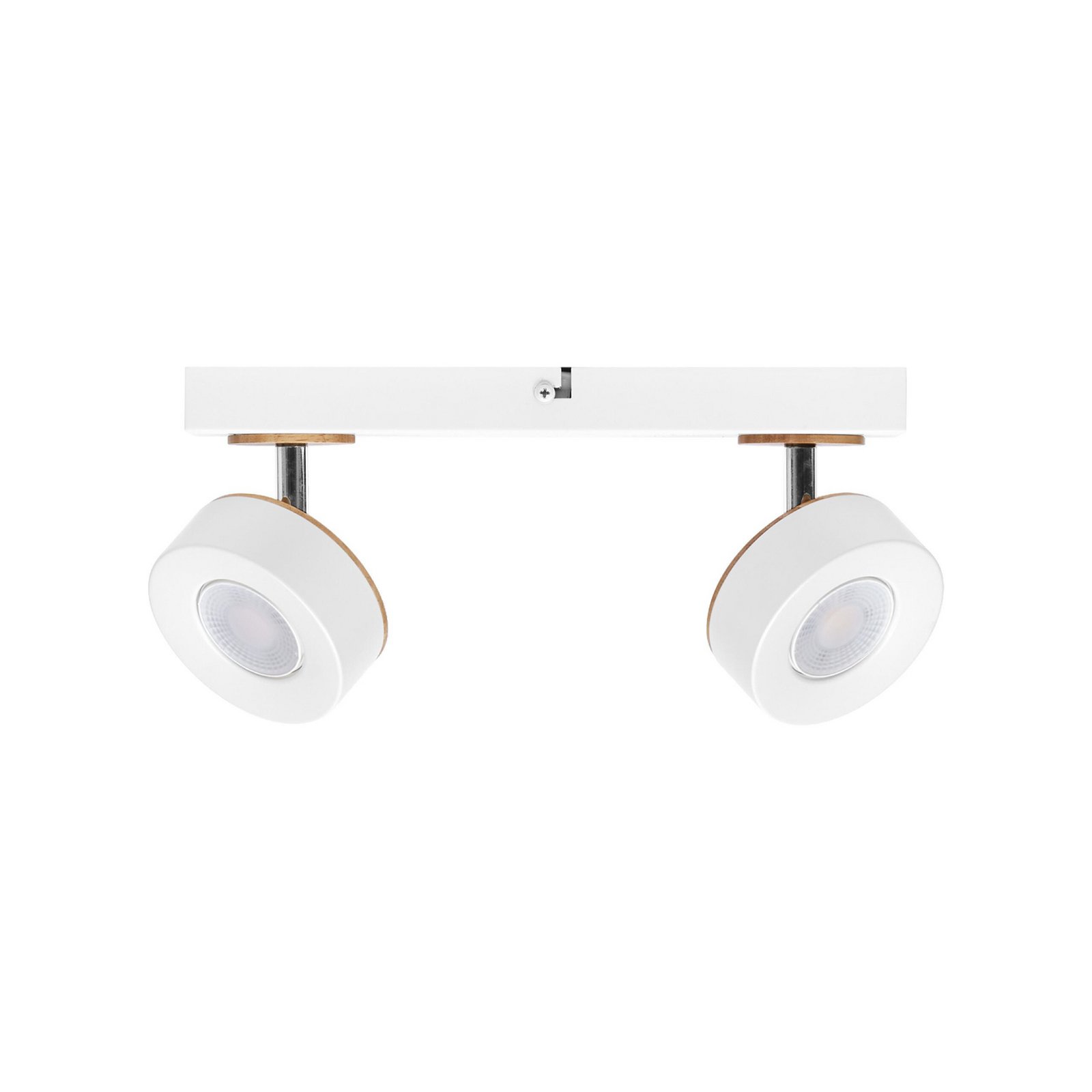 Faretto da soffitto LED OSRAM PLUTO, bianco, 2 faretto in metallo 3.000 K