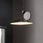LED svietidlo Equilibrium Ø 40 cm čierna/nikel
