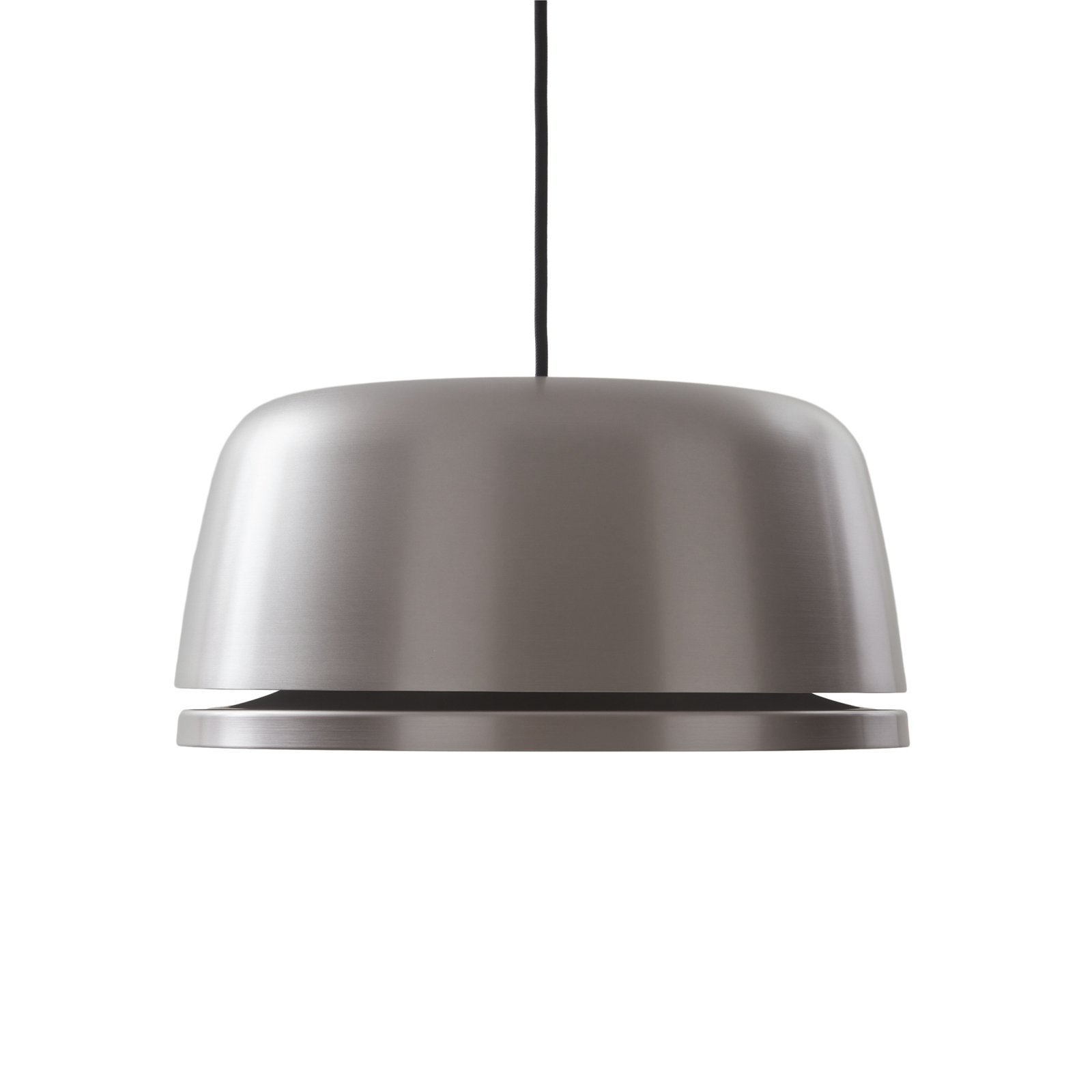 Lucande LED hanglamp Faelinor, grijs, aluminium, Ø 35 cm