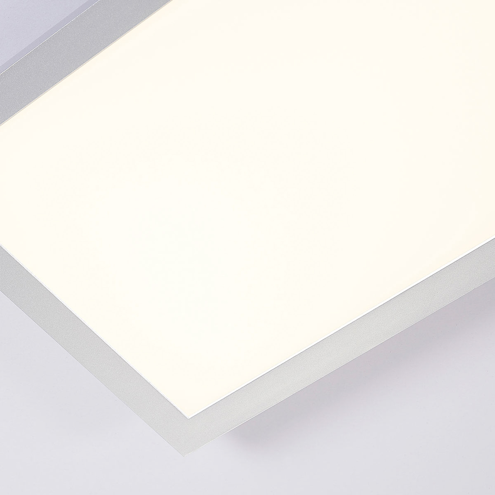 Arcchio Lysander LED-Panel, CCT, 79 cm, silber