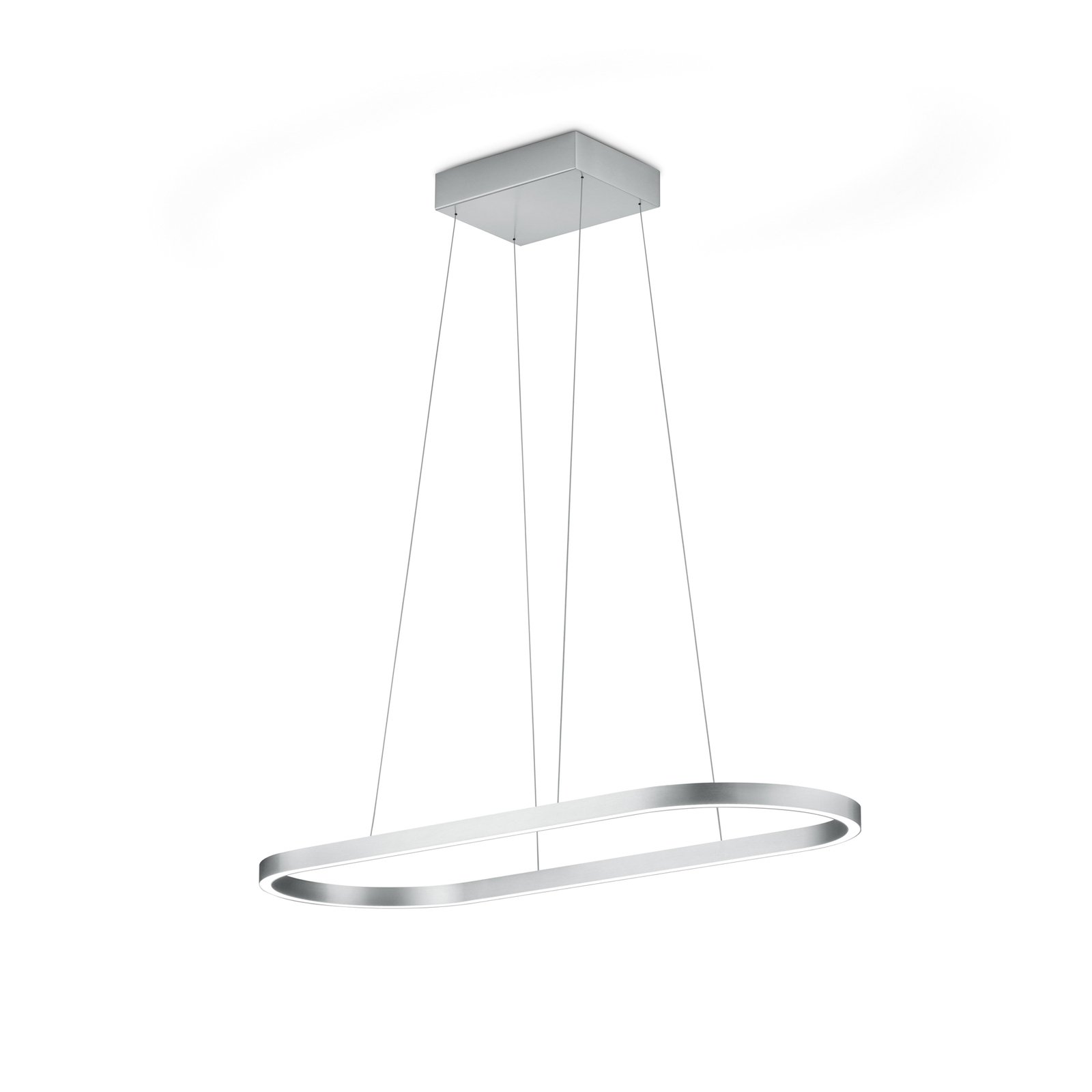 Suspension LED Elin, nickel mat, commande gestuelle