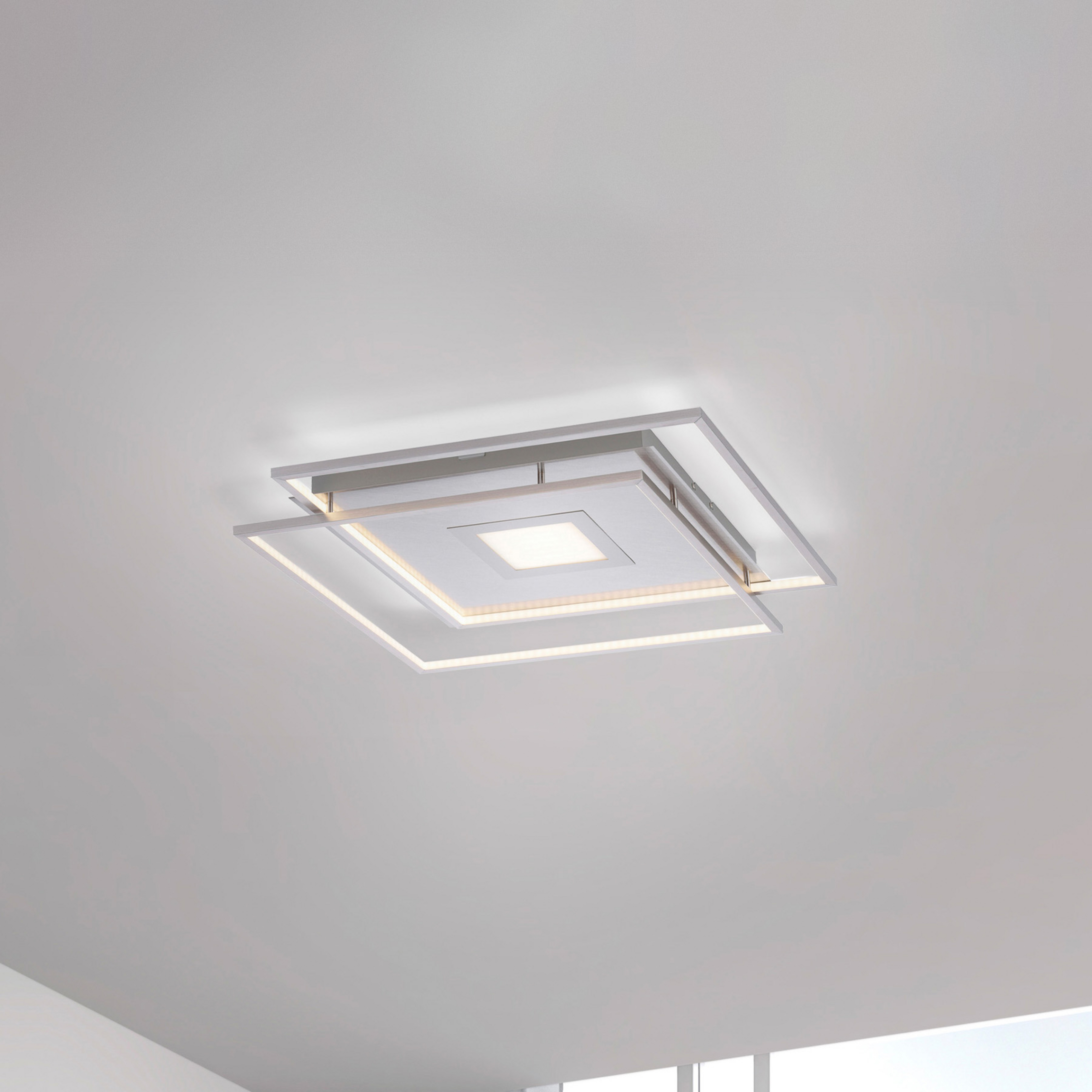 Paul Neuhaus Q-AMIRA LED-Deckenleuchte, silber