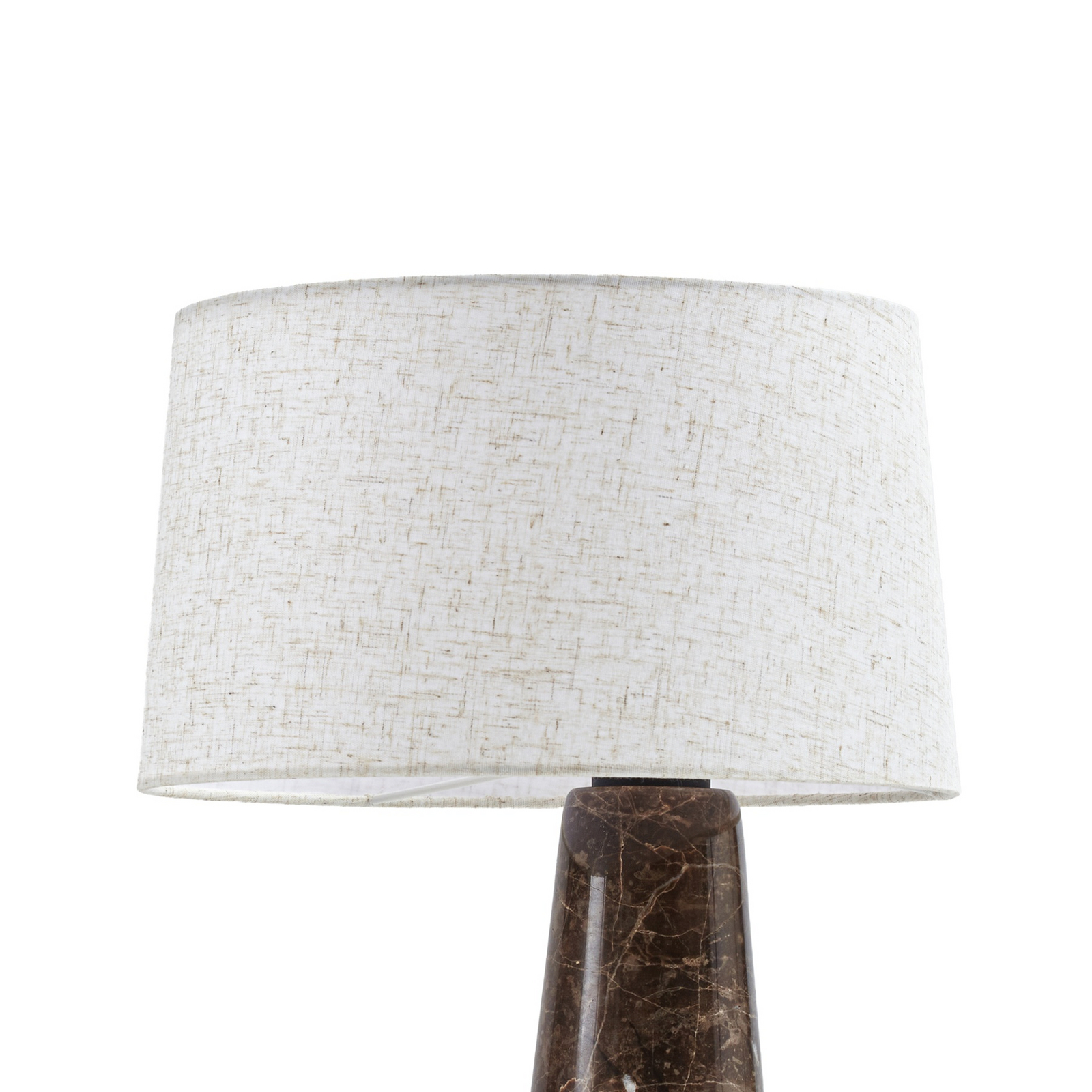Lucande Peyton table lamp, marbled brown/beige, 48 cm Lucande Peyton table lamp, marbled brown/beige, 48 cm