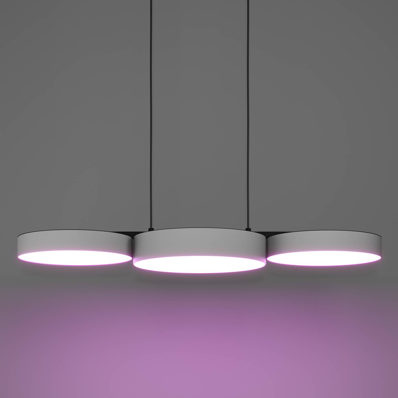 EGLO connect Smart Żyrandol LED Barbano-Z, szary