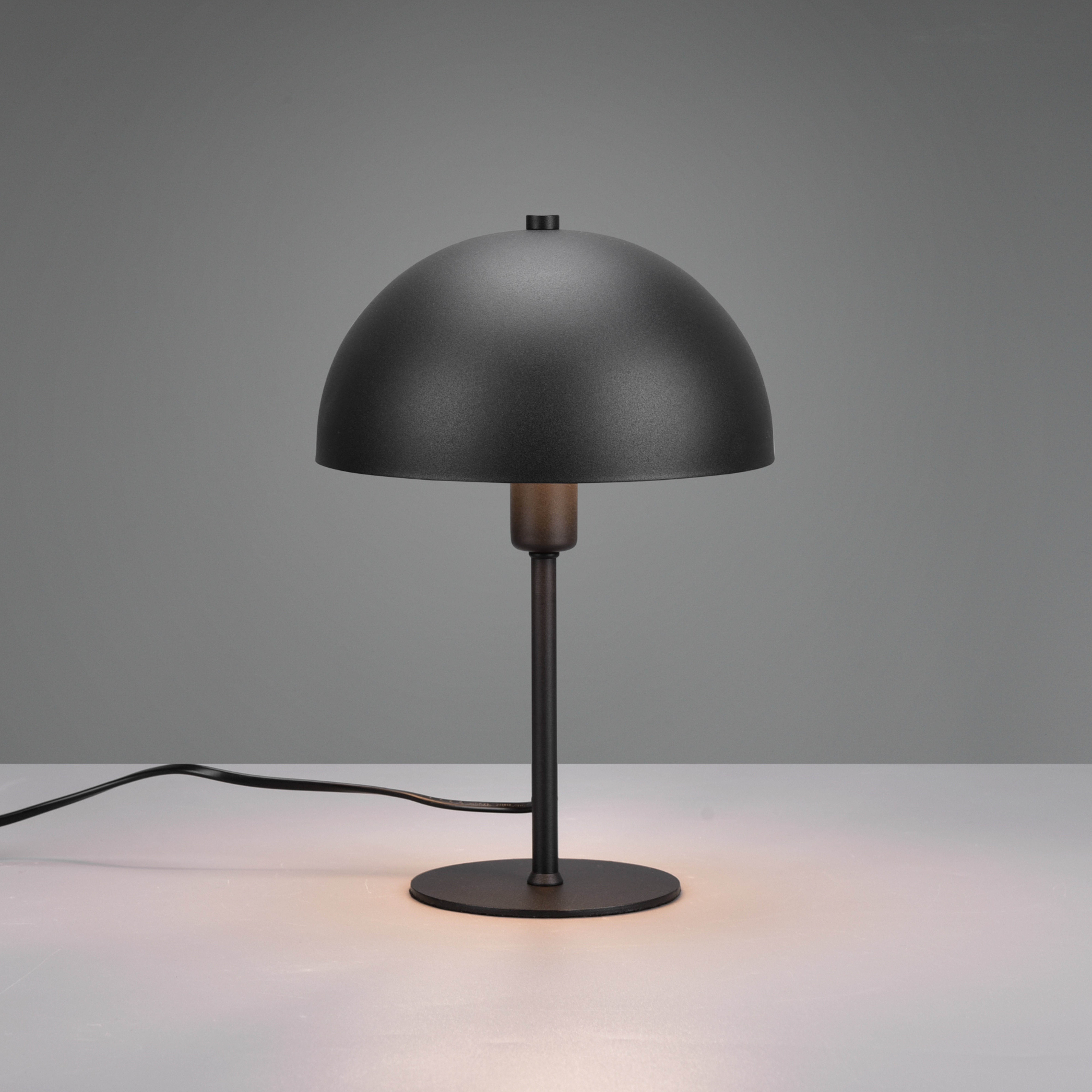 Tischleuchte Nola, schwarz/gold, Höhe 30 cm, Metall