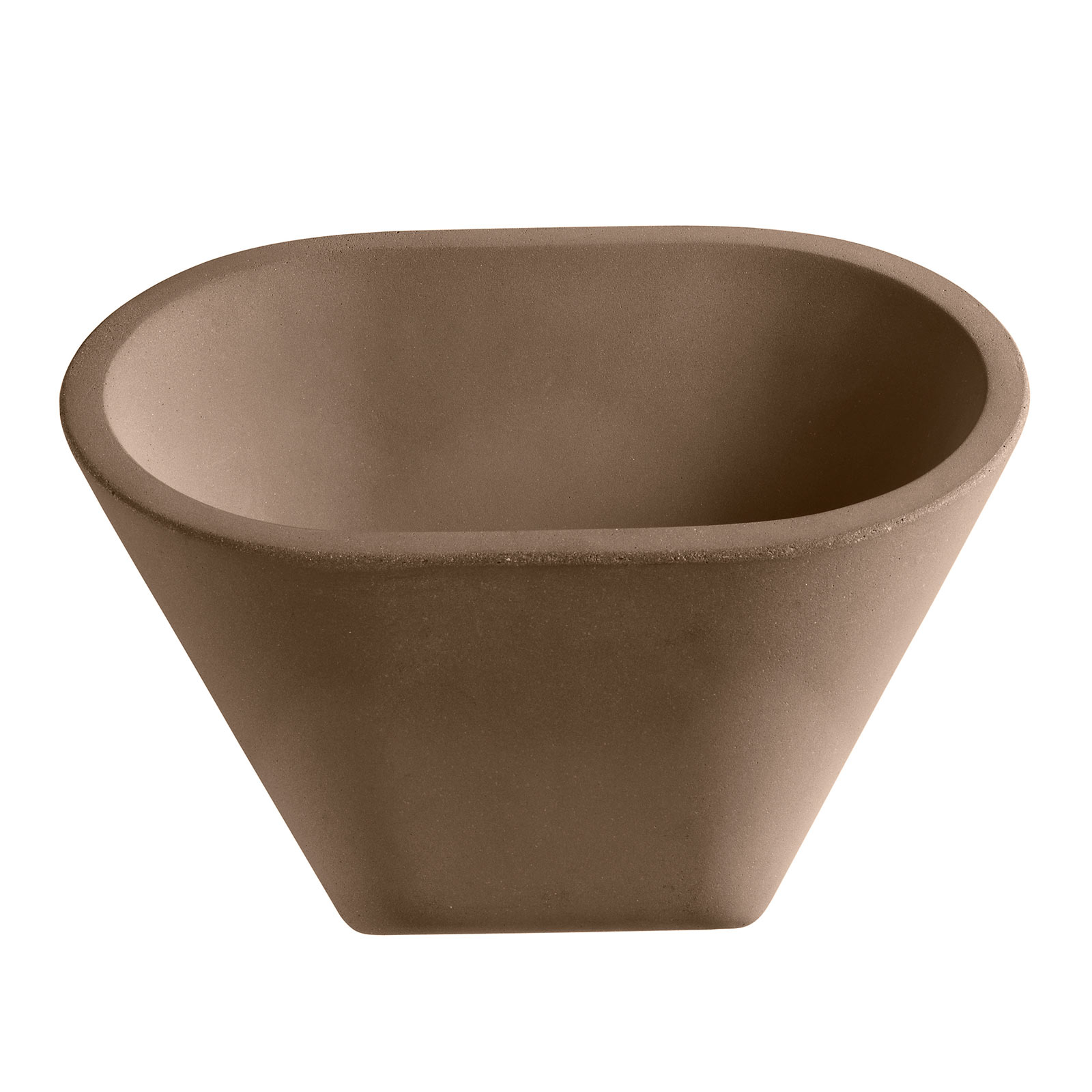 FOSCARINI Foscarini Aplomb LED wall light, dimmable, brown, for Living / Dining Room, Concrete, metal, aluminium, 13 W, energy efficiency: A+, W: 30 cm, H: 24 cm