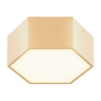 LED-Deckenleuchte Libre, goldfarben, Stahl, 3.000 K