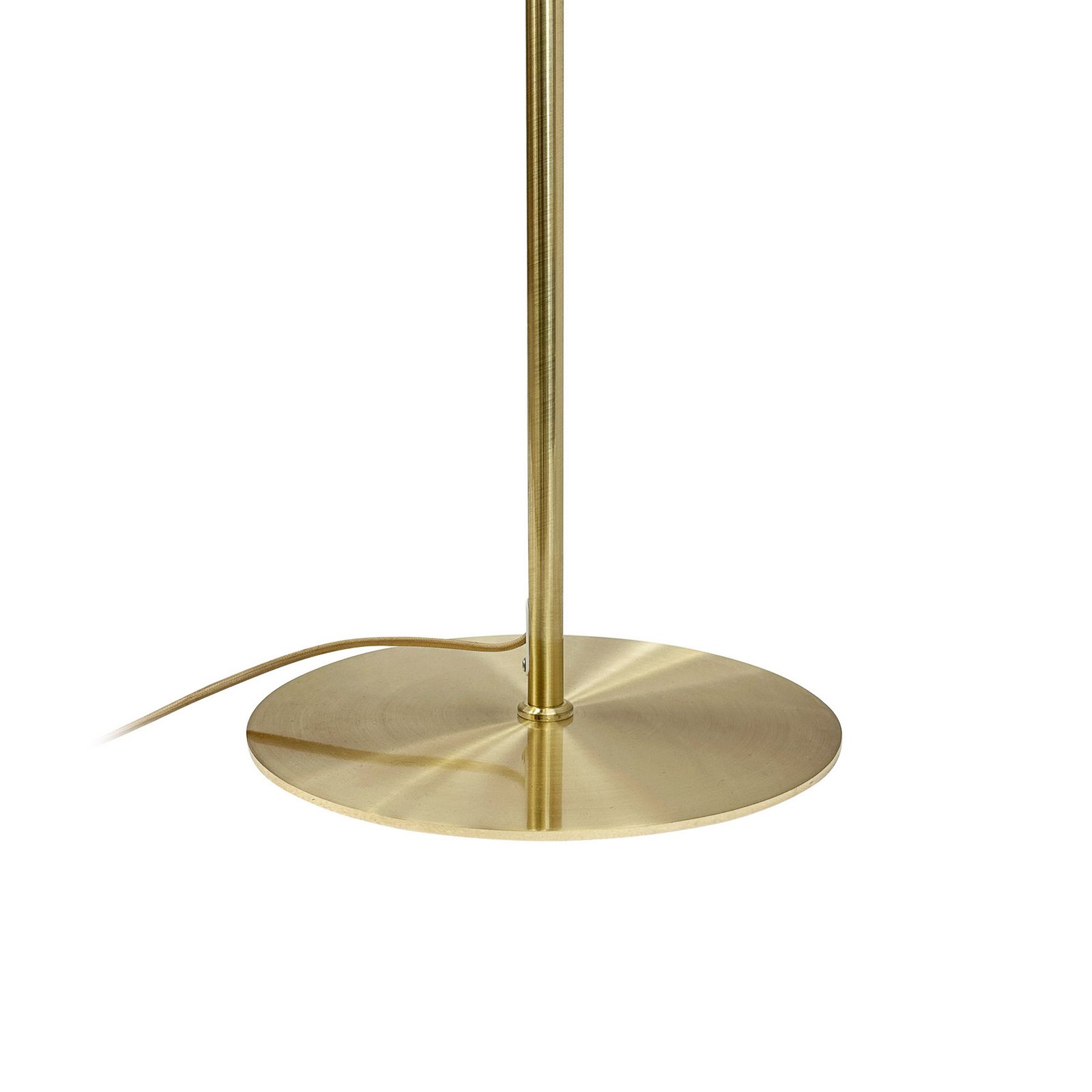 Globus golvlampa, höjd 150 cm, beige/mässing - Dyberg Larsen Globus golvlampa, höjd 150 cm, beige/mässing - Dyberg Larsen