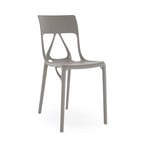 A.I. Lite stoelen, grijs, hoogte 80 cm, set van 2 - Kartell