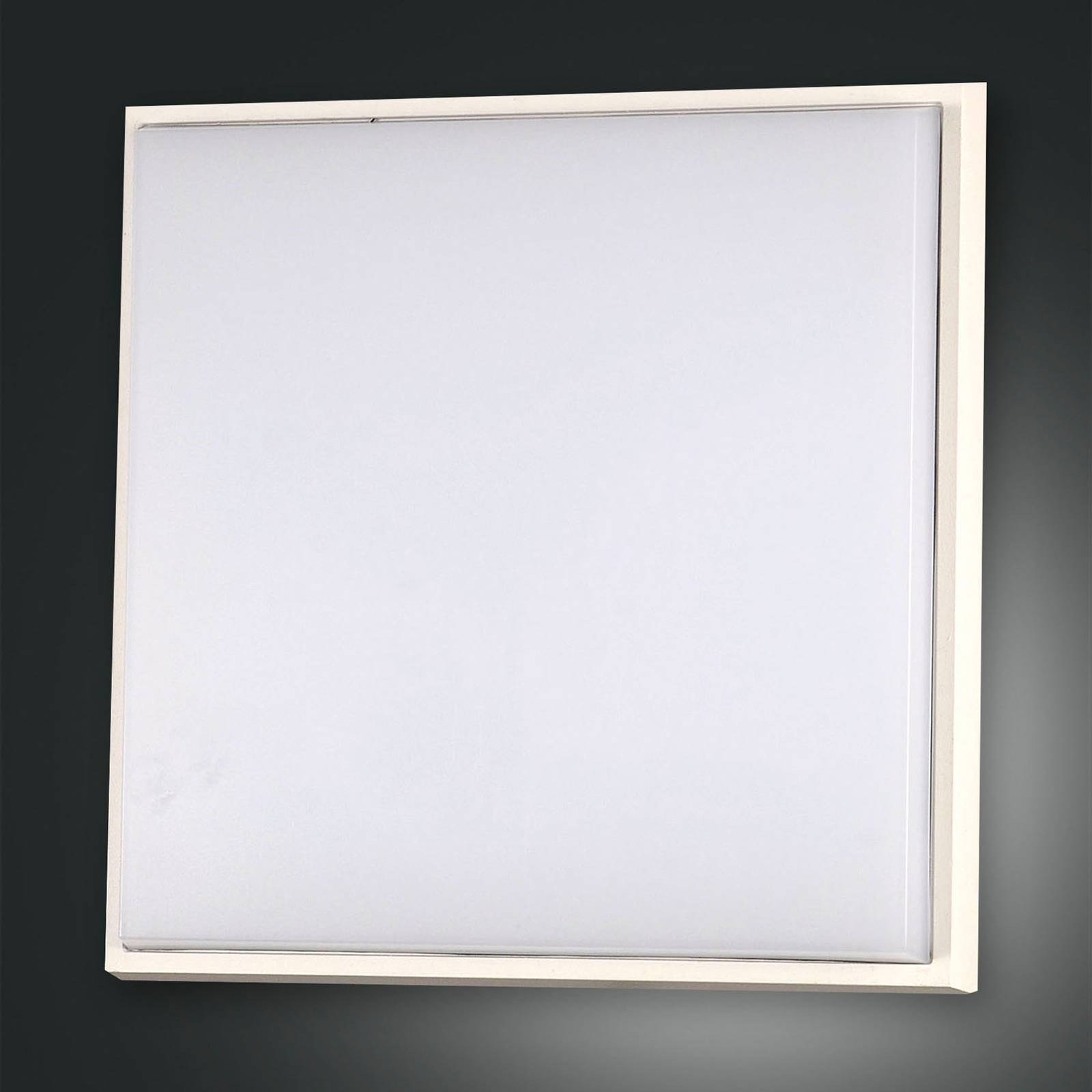 Lampa sufitowa zewnętrzna LED Desdy 30x30 cm biała