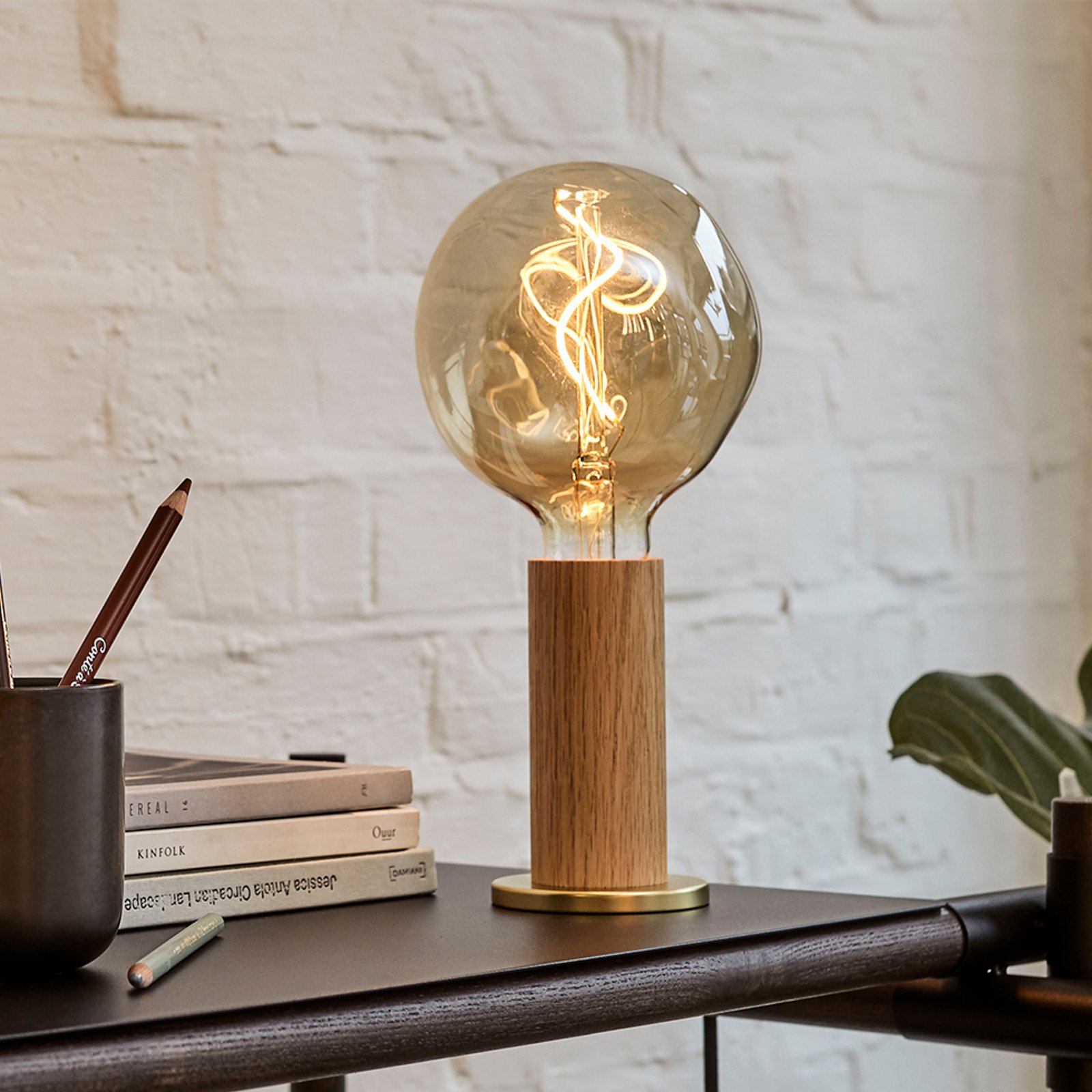 Oak Knuckle Lampe de Table avec Voronoi-I - Tala
