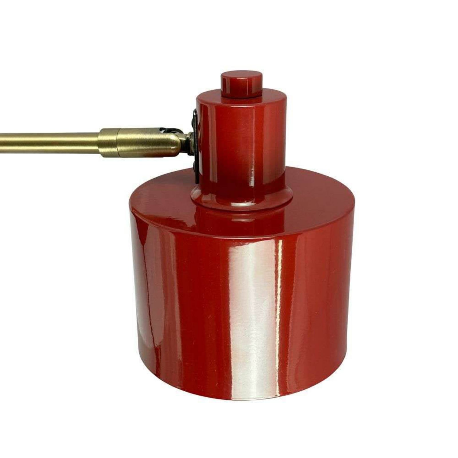 Dyberg Larsen vegglampe Ocean, mørkerød, utstikk 30 cm