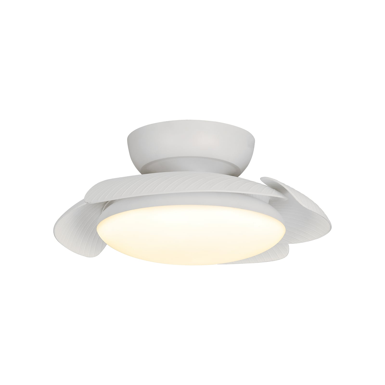 Aloha LED-Deckenventilator weiß DC-Motor leise CCT - Mantra