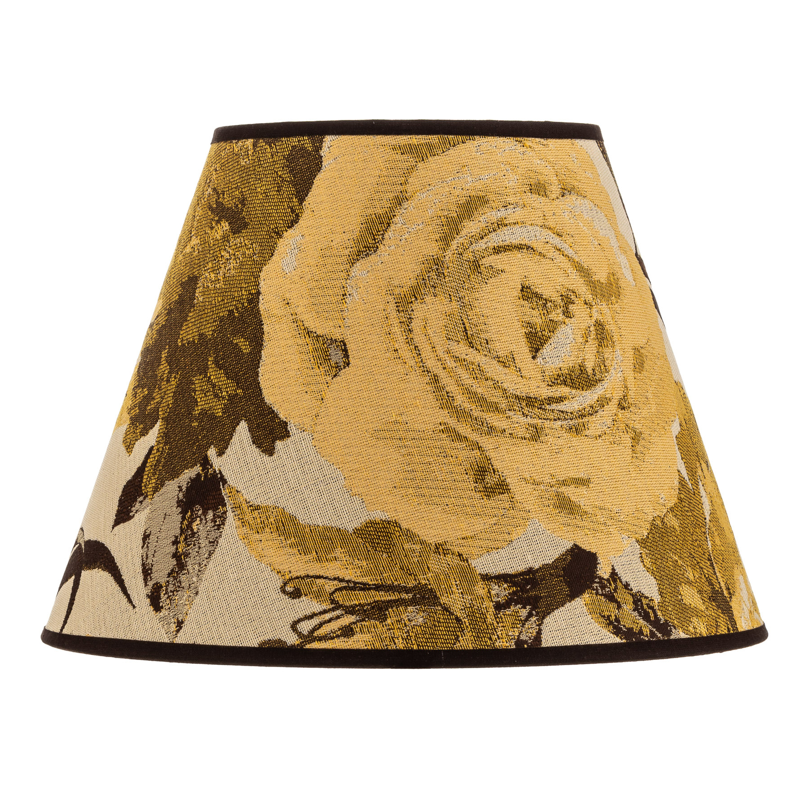 Sofia lampshade height 21 cm floral yellow