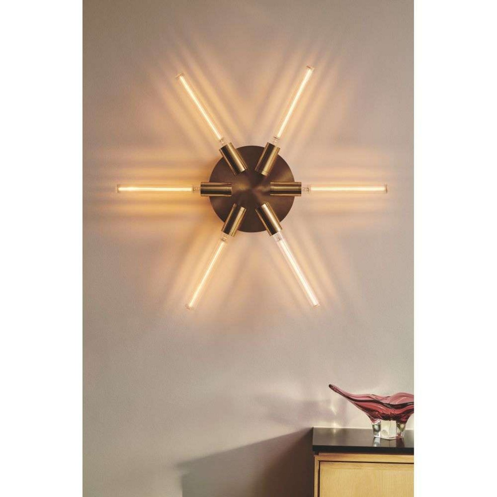 Liberty Star Aplique de Pared Gold - Design By Us