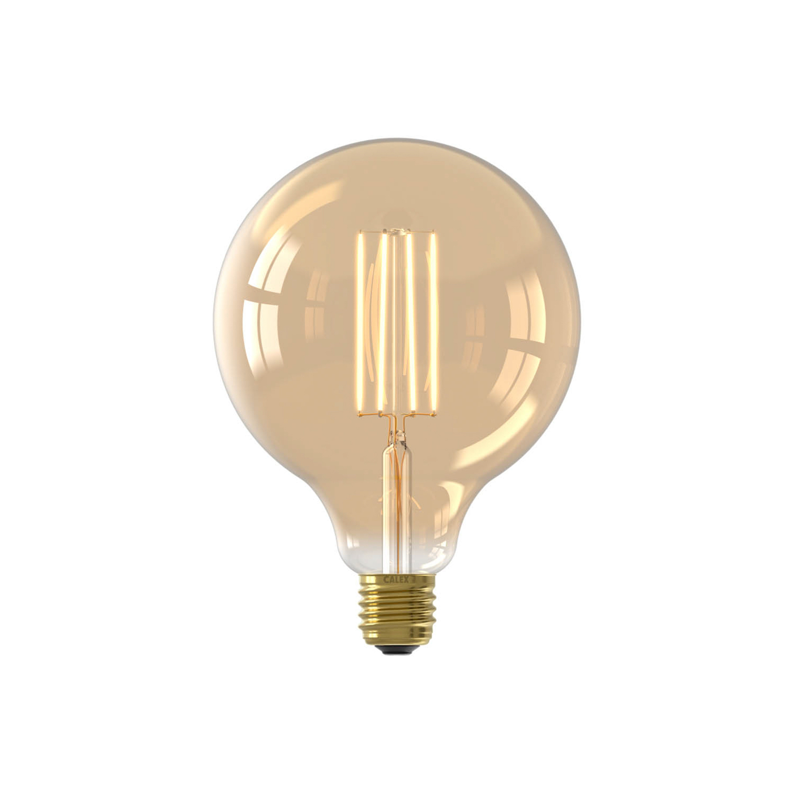 Calex E27 G125 4,5W filamento LED oro 821 dim