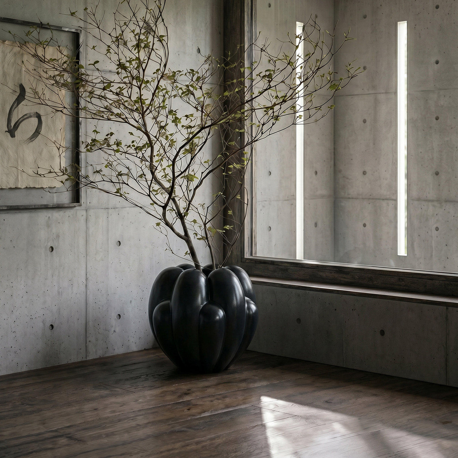 Bloom Vase dunkelgrün Höhe 44cm, Faserbeton - 101 Copenhagen Bloom Vase dunkelgrün Höhe 44cm, Faserbeton - 101 Copenhagen