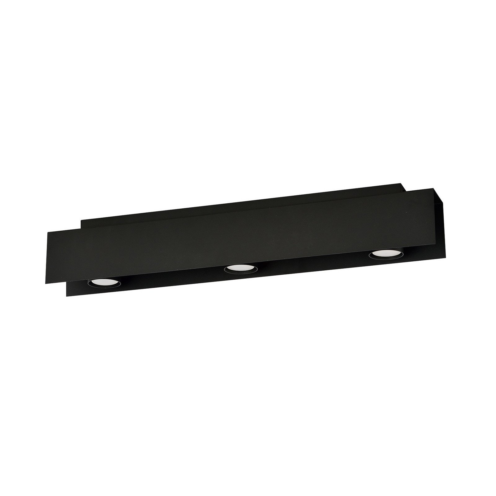 EMIBIG LIGHTING Plafonieră Kenno negru 3 becuri - Camera de zi / sufragerie - modern - Metal