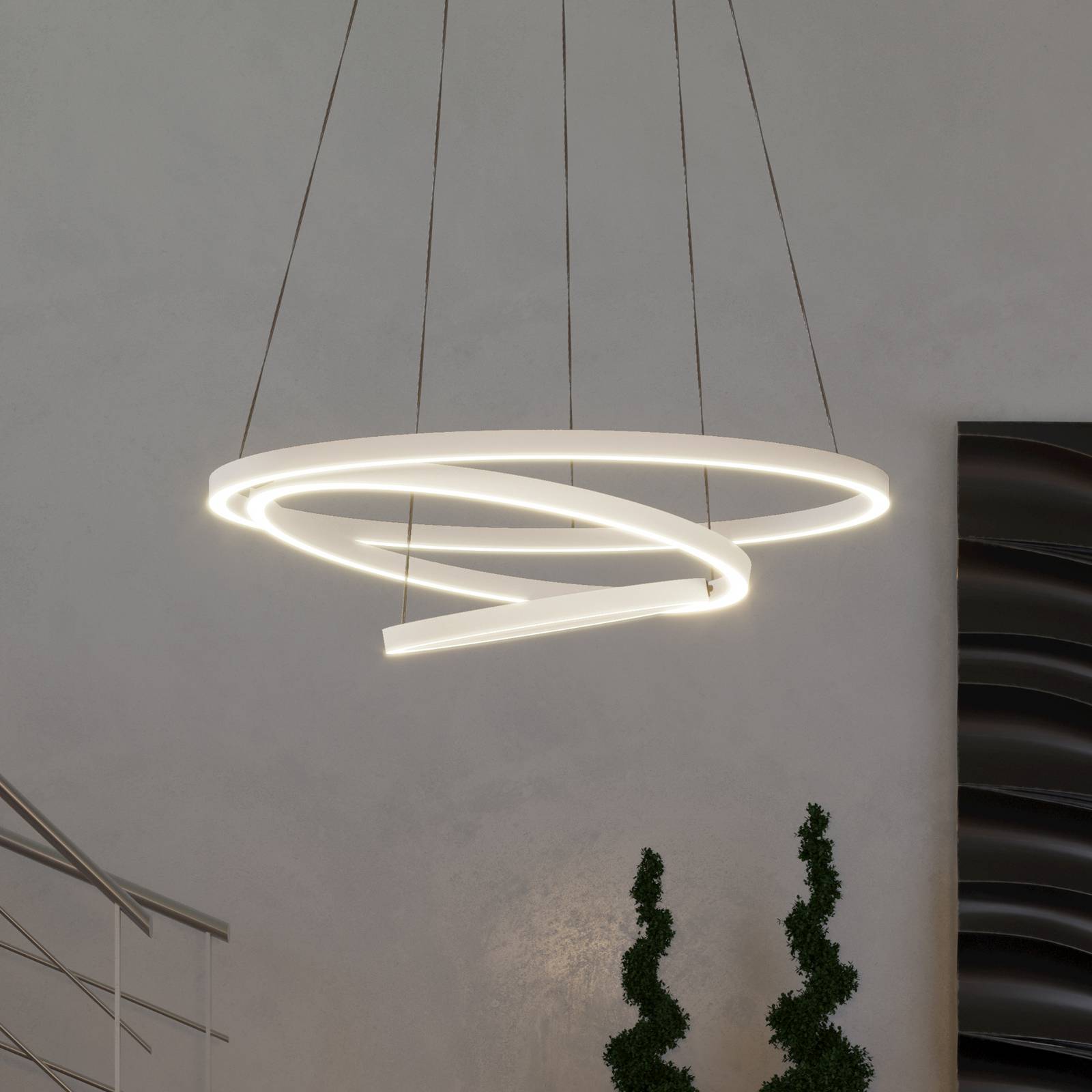 EGLO connect EGLO connect Lobinero-Z LED závěsná lampa, bílá