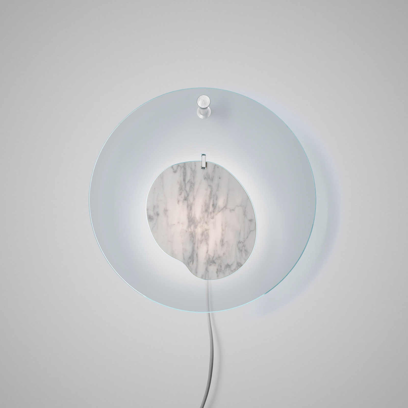 Foscarini Gioia LED vegglampe med marmorskive