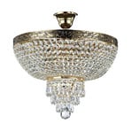 Maytoni Palace chandelier, crystal lampshade