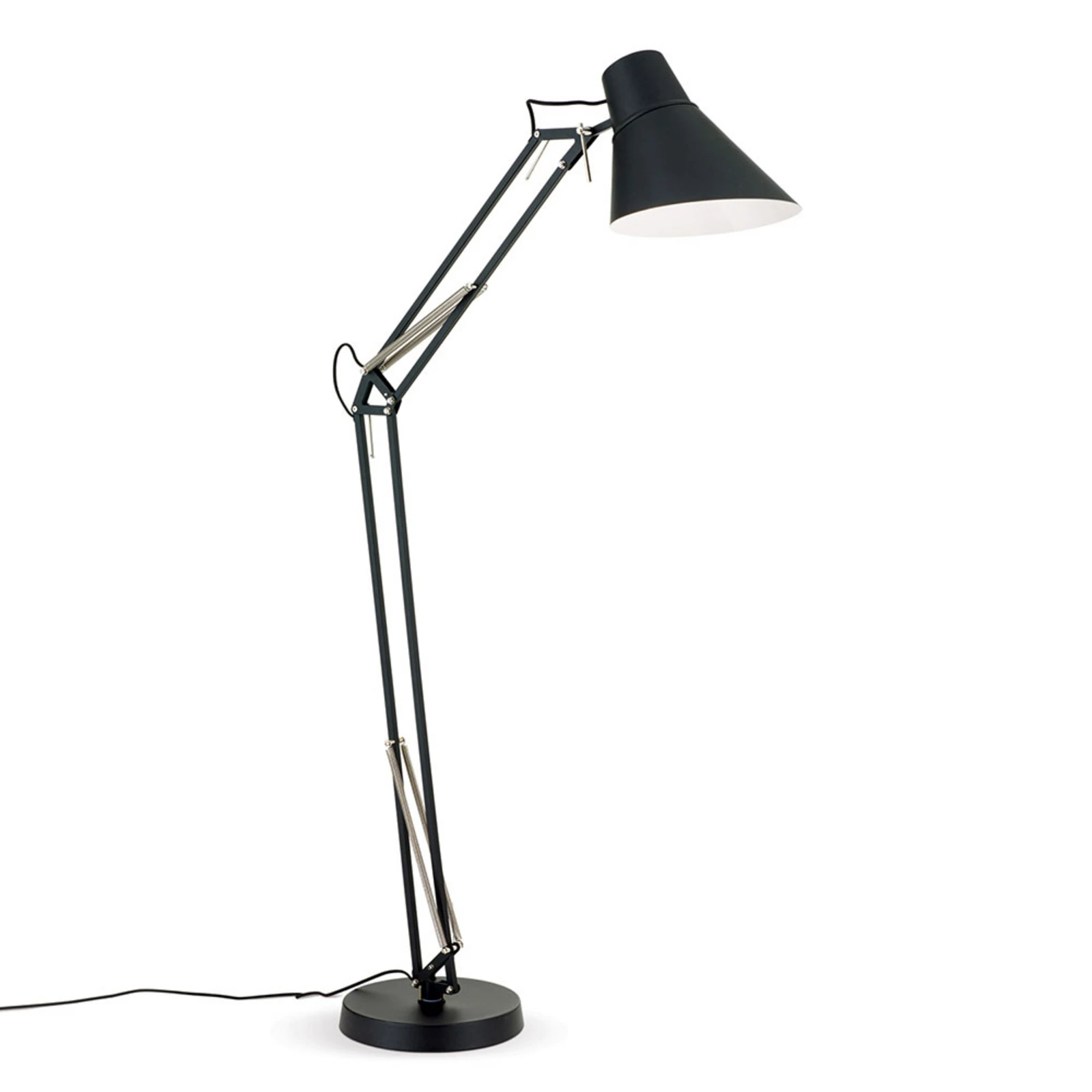 Lampadaire Bachelor avec articulations réglables
