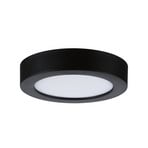 LED stropní svítidlo Paulmann Abia 2, Ø 17 cm, černé, CCT