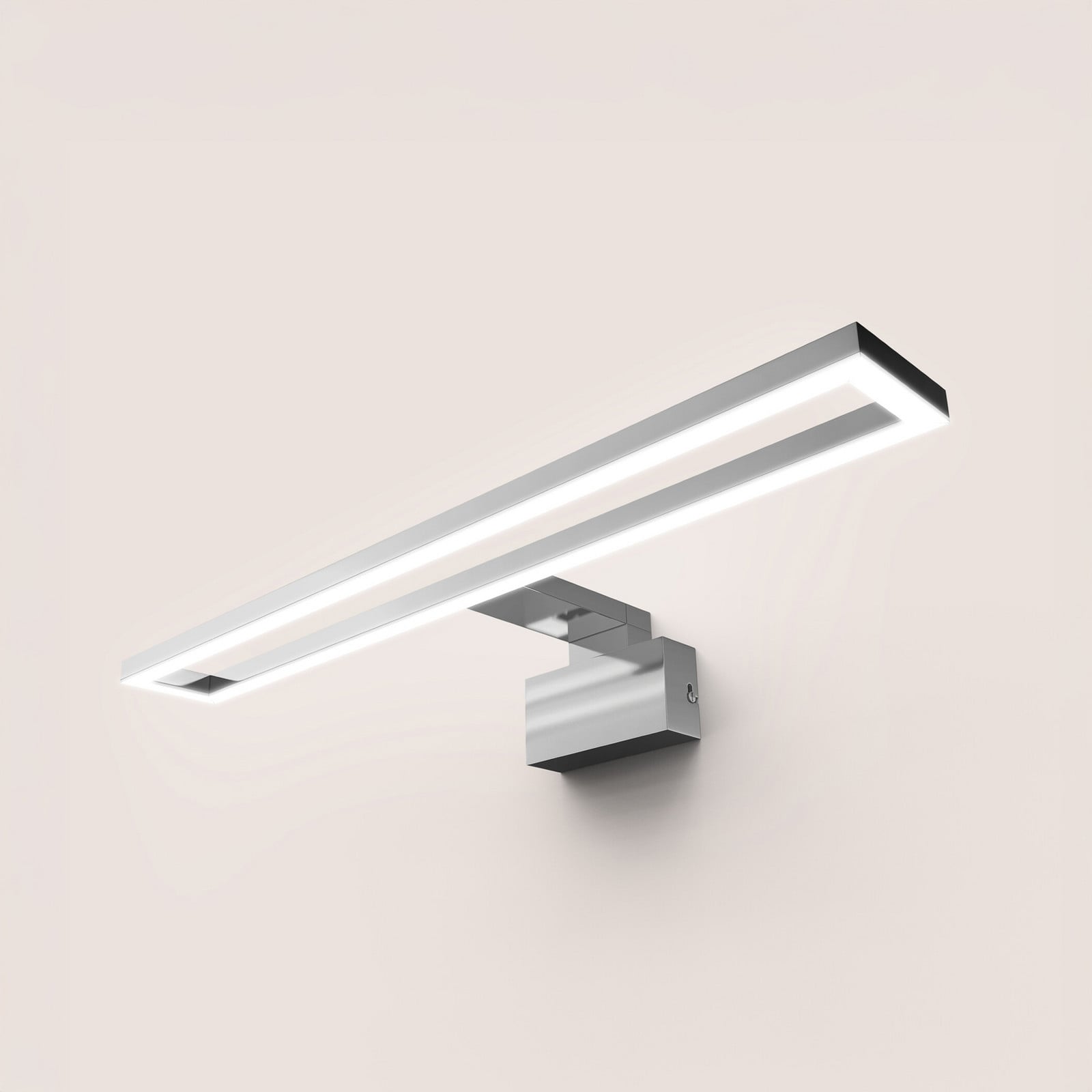 LED лампа за огледало OSRAM Orbis Saturn, хромирана, ширина 50 см, IP44
