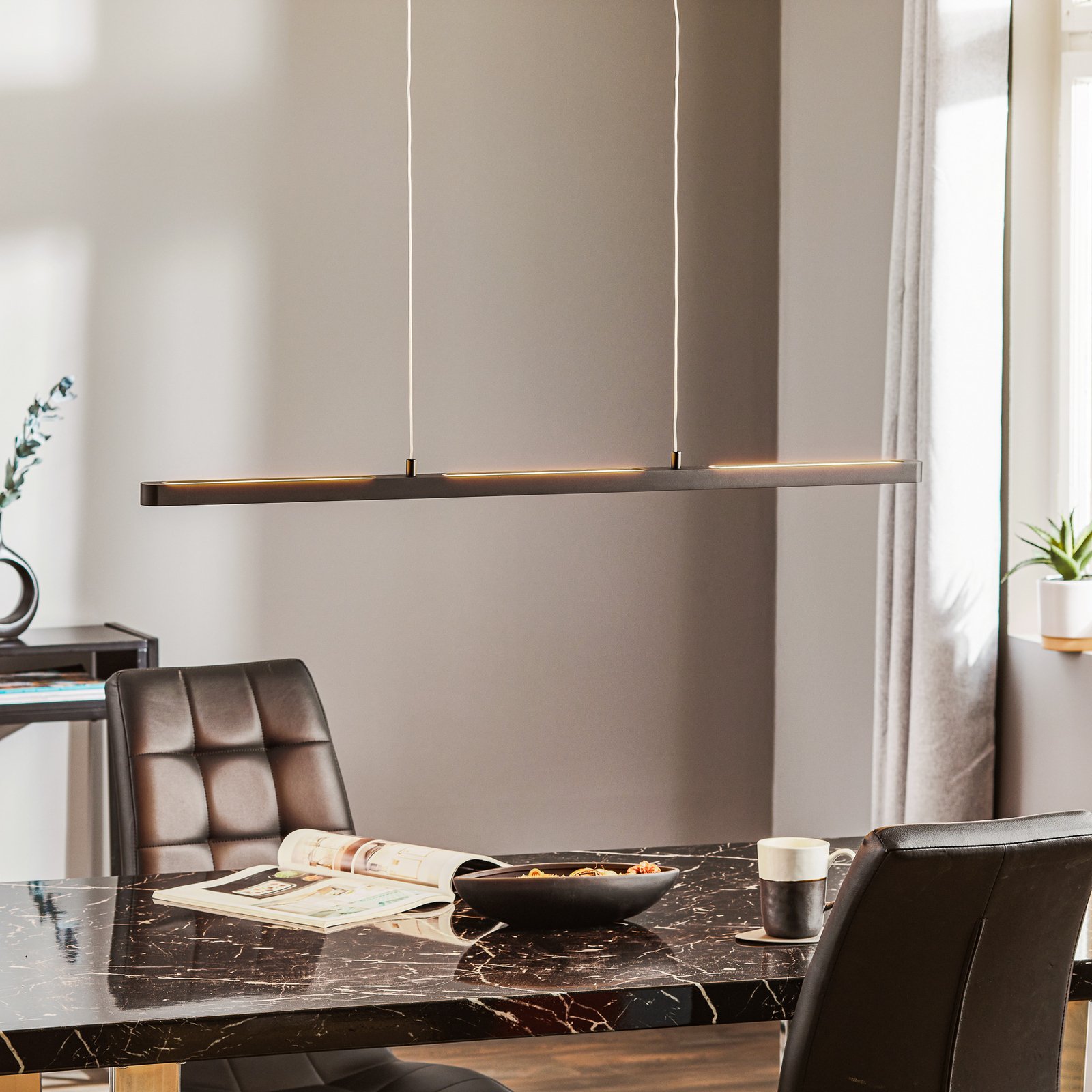 Lento LED Suspension Dim. Noir - Paulmann