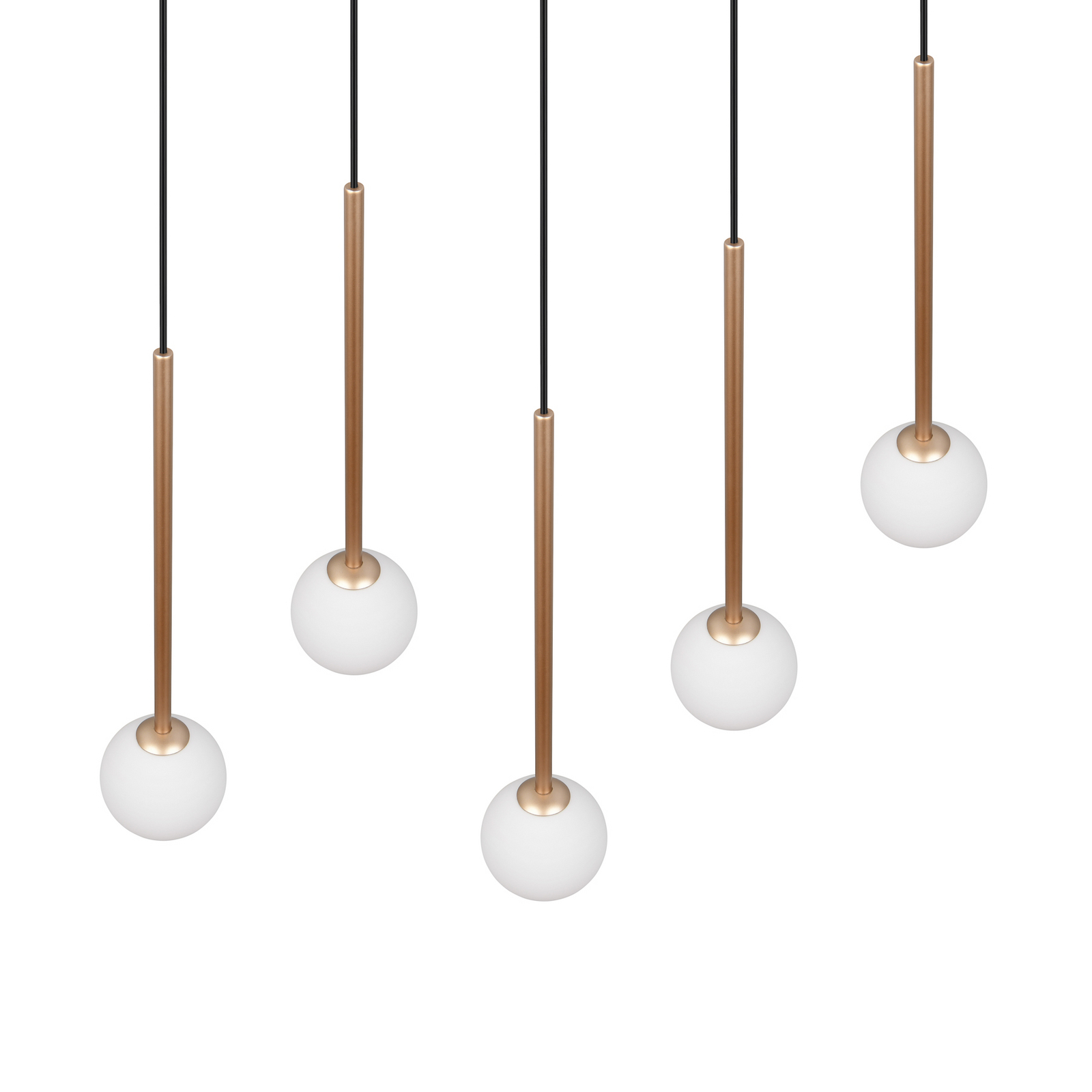 Piekaramā lampa „Firano“, zelta krāsā, garums 107 cm, metāla 5-spuldzes. Piekaramā lampa „Firano“, zelta krāsā, garums 107 cm, metāla 5-spuldzes.