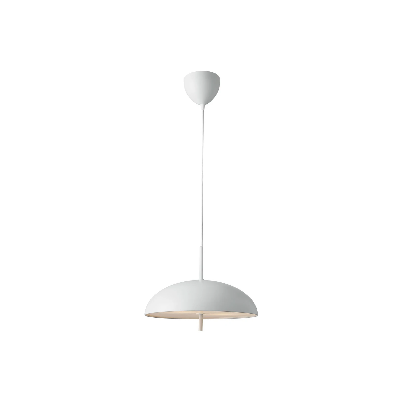 Visoka svetilka Versale, bela, Ø 35 cm, kovina, 2 x E27
