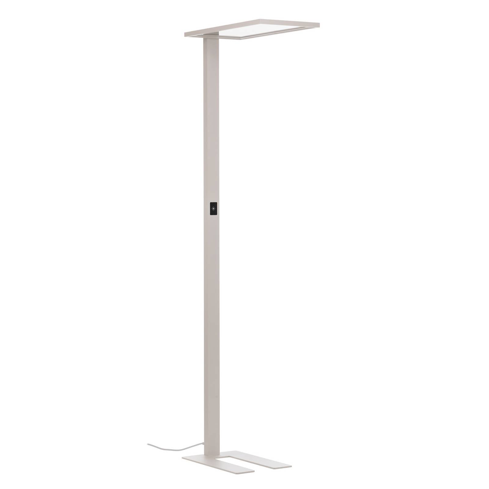 Prios LED-Bürostehleuchte Taronis, weiß, 195 cm, dimmbar