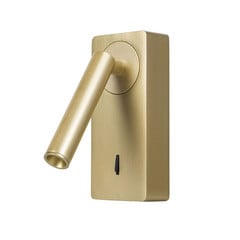 Forlight Applique a LED Colo, colore oro, alluminio, altezza 14 cm
