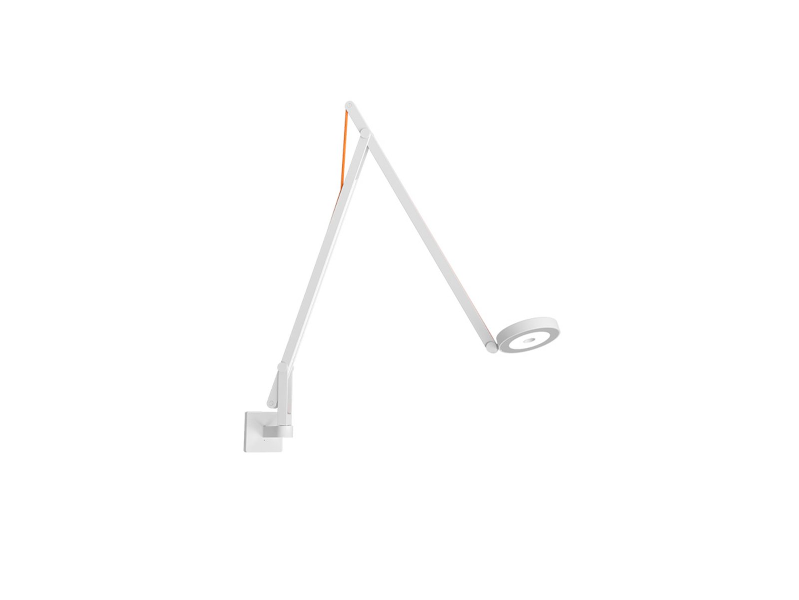 String W1 Wandleuchte DTW Matt White/Orange - Rotaliana