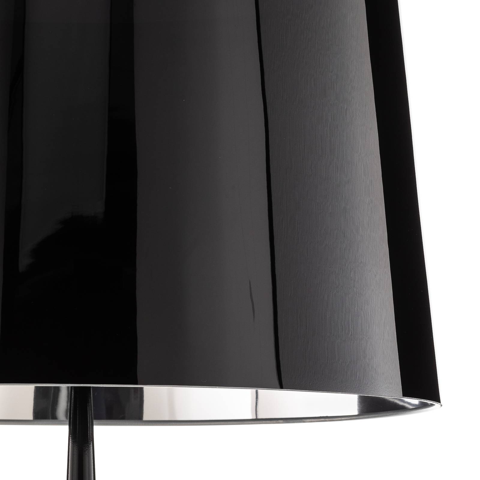 Lampa podłogowa Totem LS wykończenie chrom, czarna