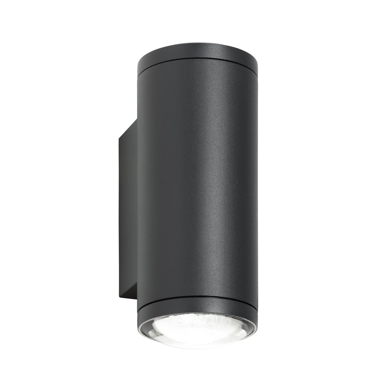 LED outdoor wall light 5156, 2 x 9 W, up & down, graphite, aluminium