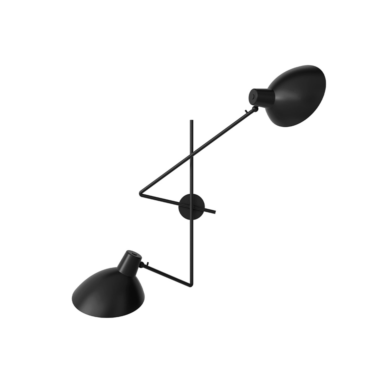 VV Cinquanta Twin Vägglampa Black/Black - Astep