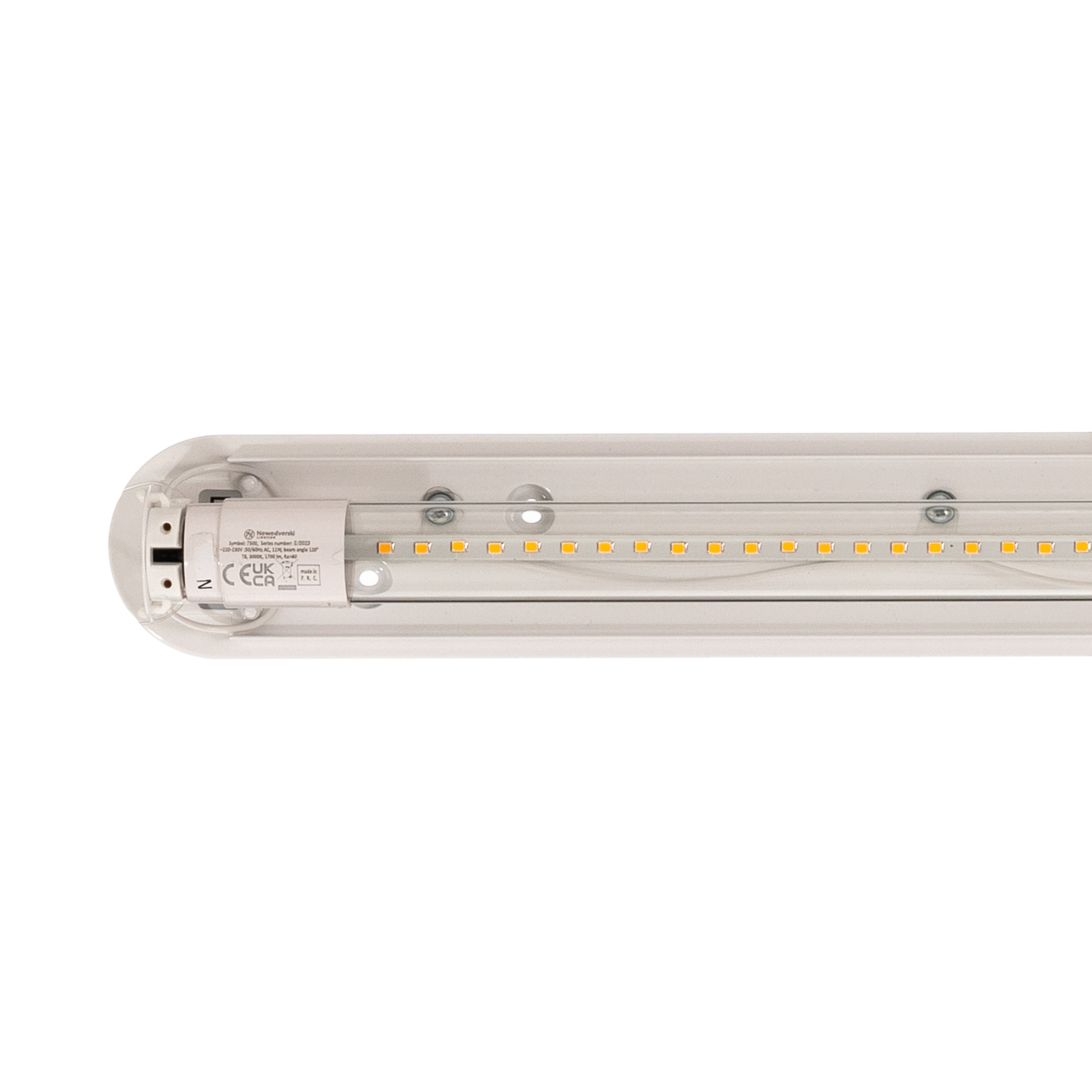 LED plafondlamp Soft, 63 x 6 cm, wit