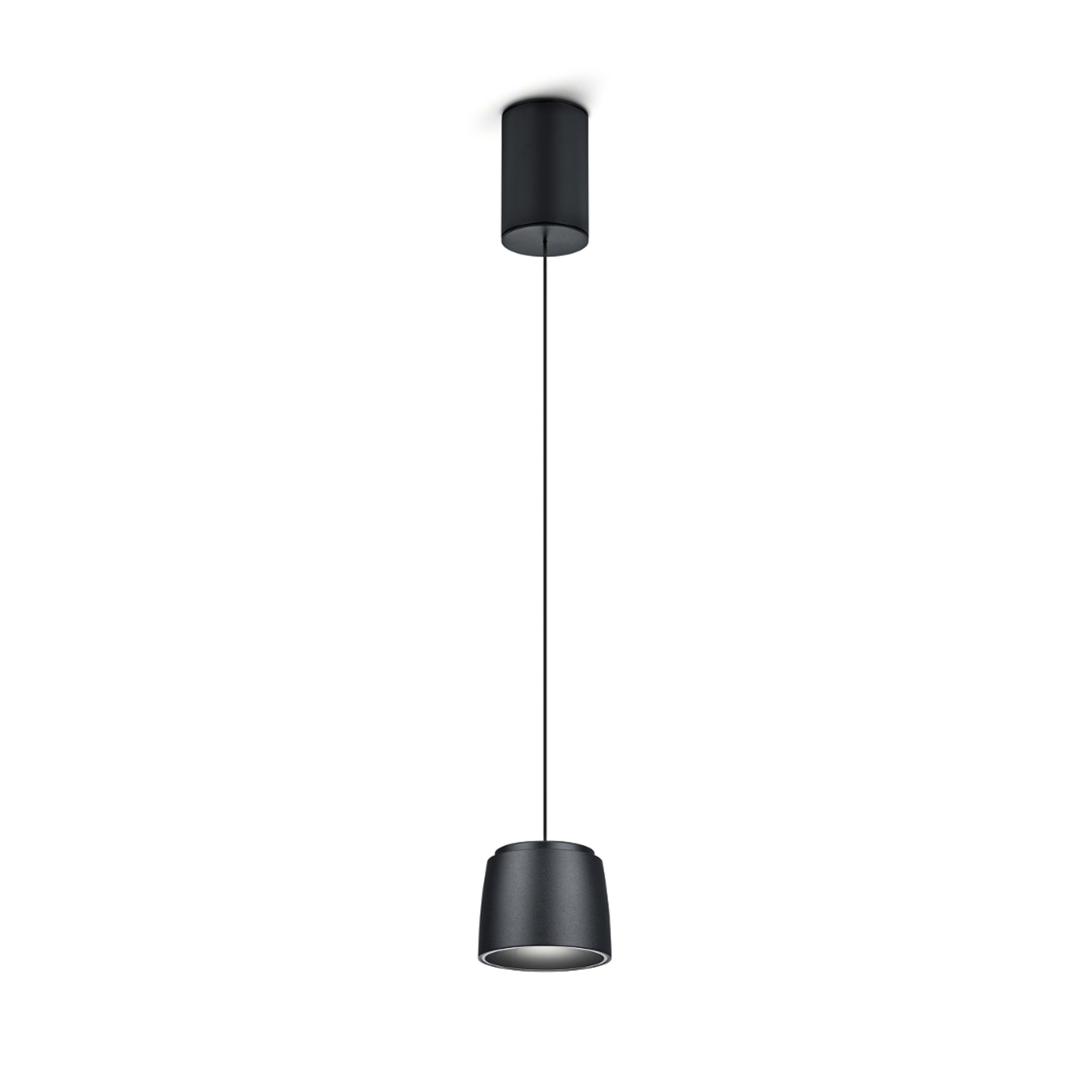 Helestra Ove LED lógó világítás Ø9,5cm 927 fekete