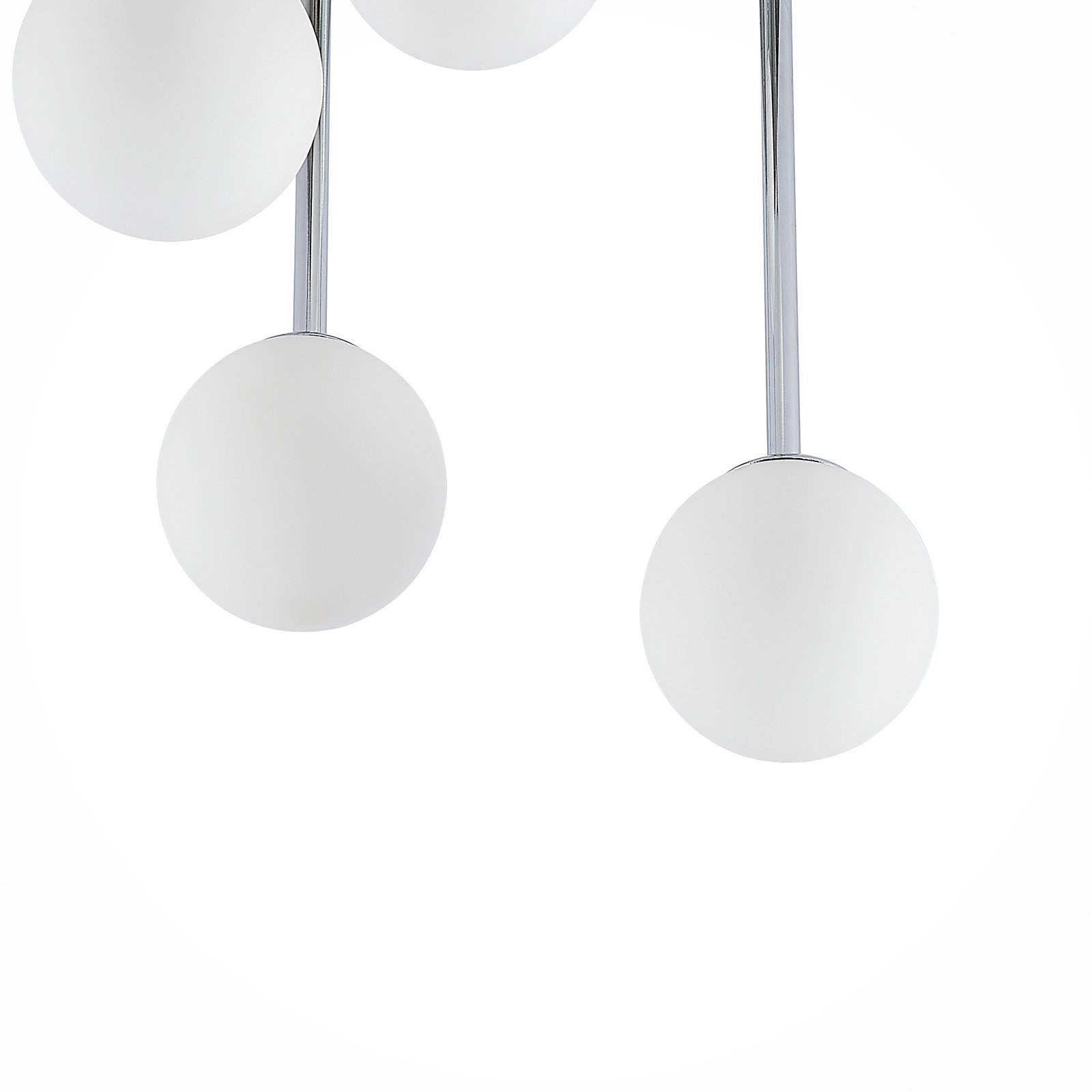 Chrissy 5 Stropna lampa Ø25 Opal/Krom - Lindby