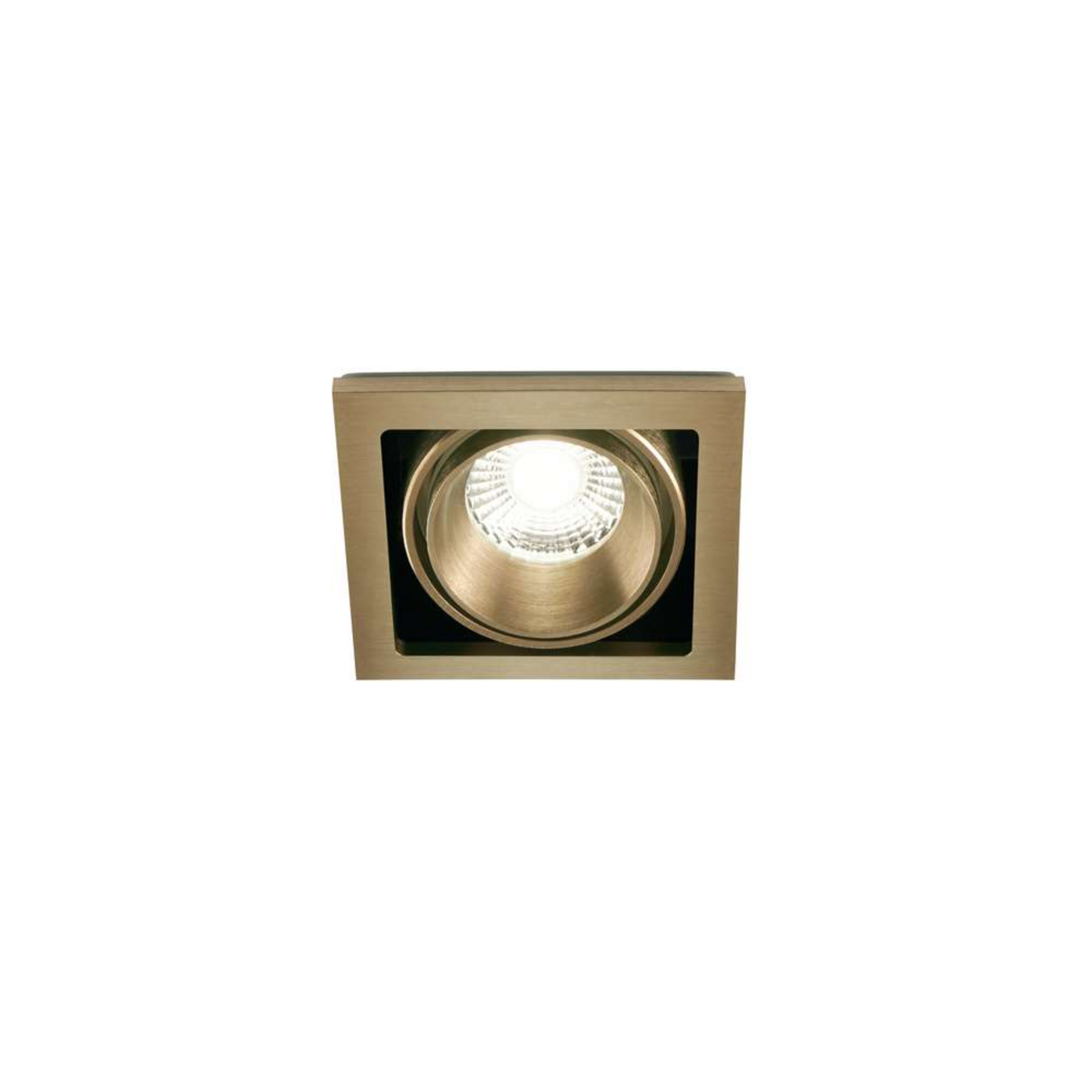 Ghost 1 spots encastrés 6W 2700/3000K laiton - LIGHT-POINT