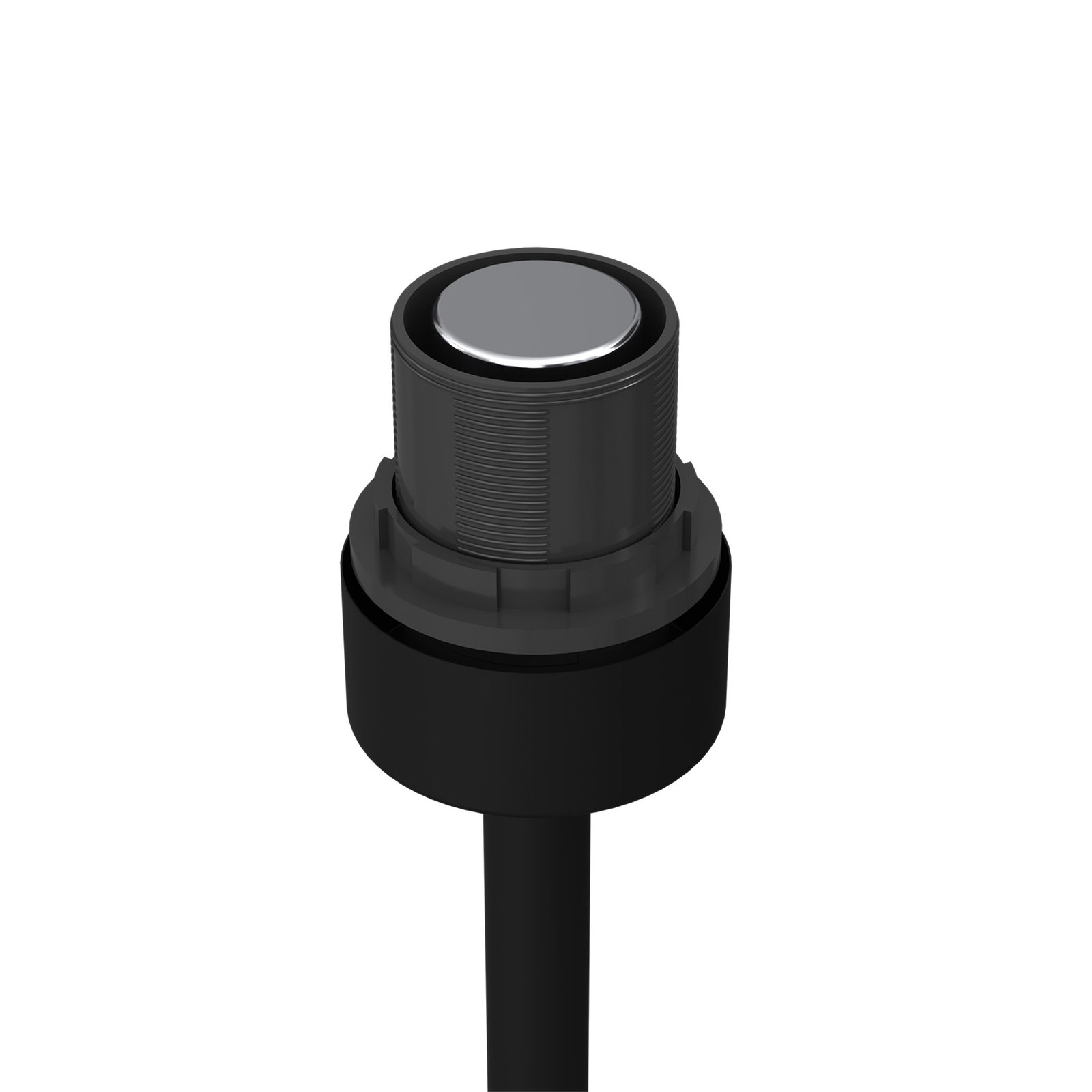 Lampa podłogowa Arden bez klosza, czarna, 138cm