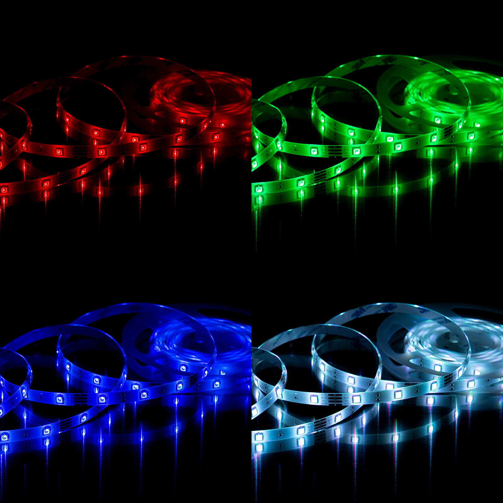 RGB LED strip WiFi, 500cm, met afstandsbediening