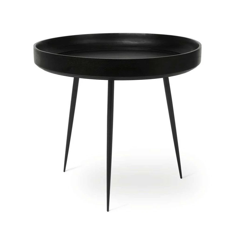 Mater – Bowl Table Large Black Stained Mango Wood