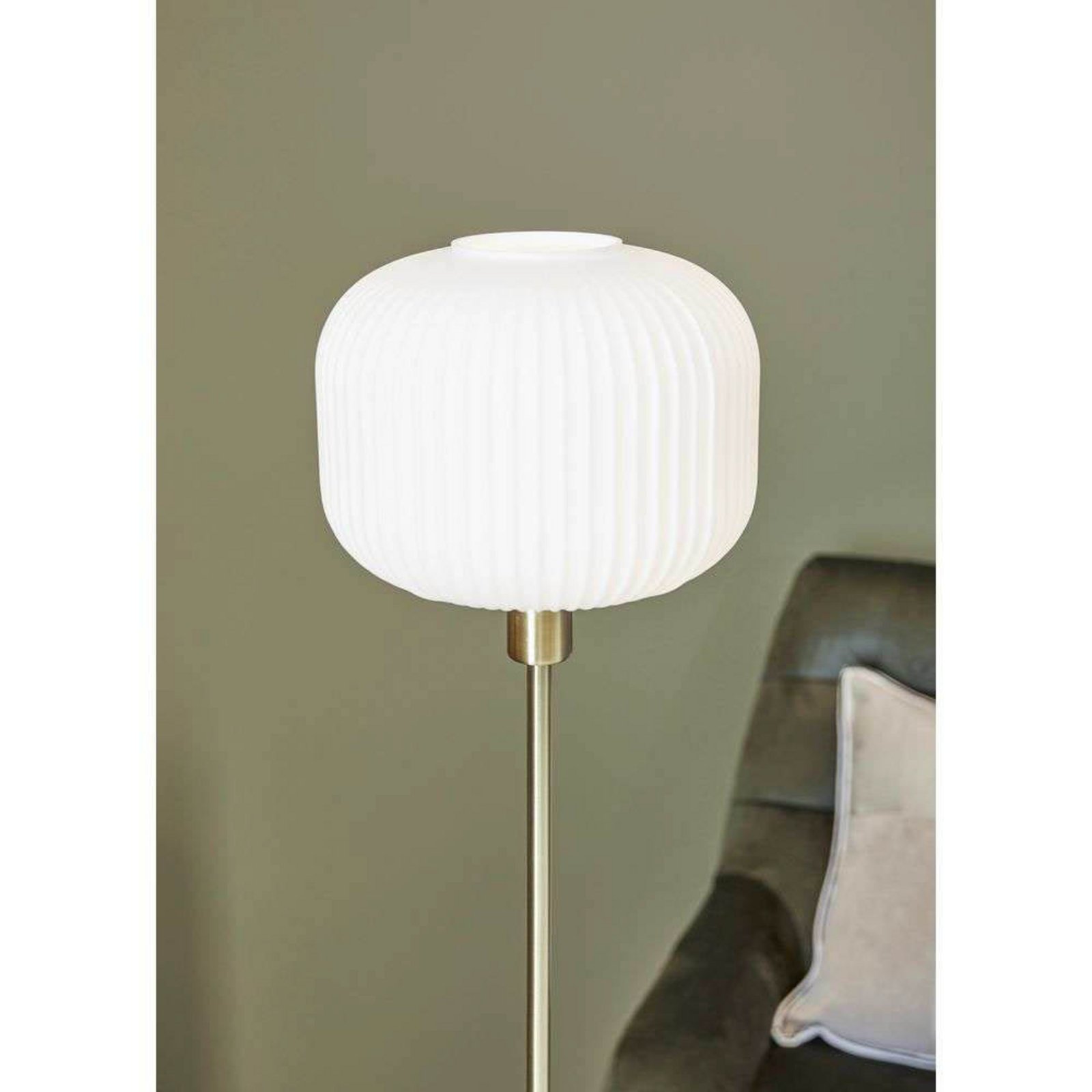 Sober Stehleuchte Brushed Brass/White - Markslöjd