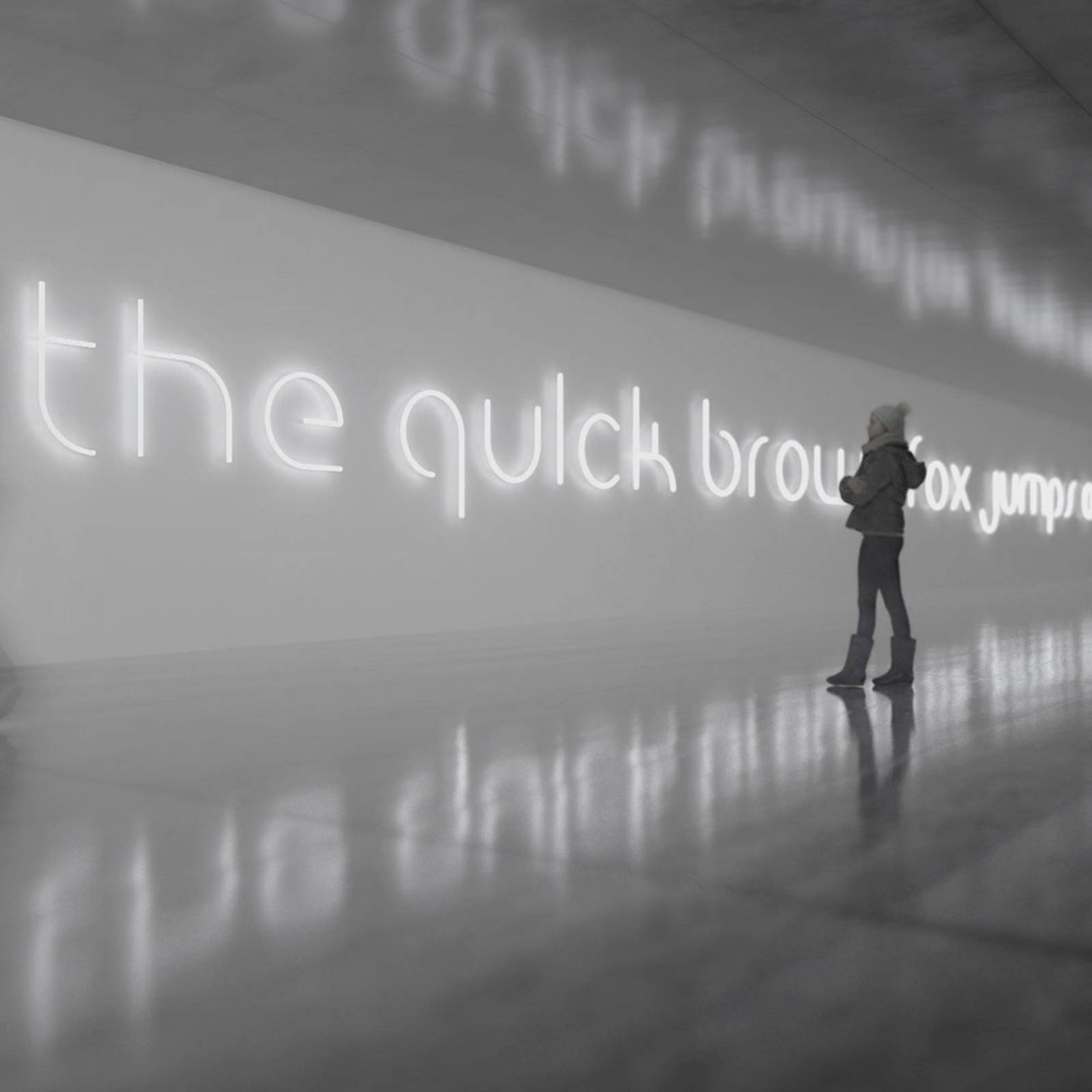 Artemide Alphabet of Light ściana mała litera j